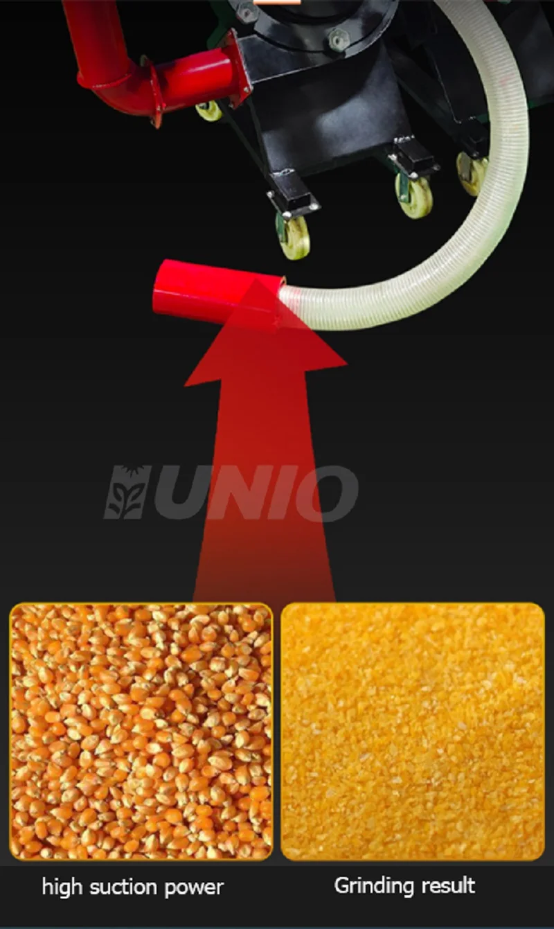 Cattle And Sheep Feed Crusher Corn Cob Corn Straw Crusher Straw Threshing Machine Pig Feed Crusher