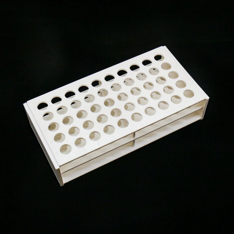 laboratory equipments plastic  one- piece test tube rack