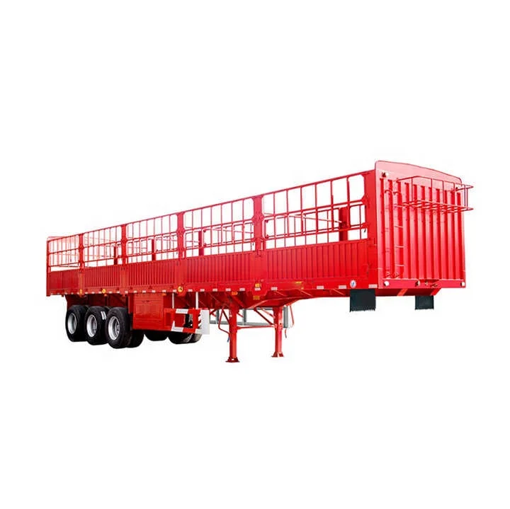 3 Axles 60 Ton Fence Semi Trailer