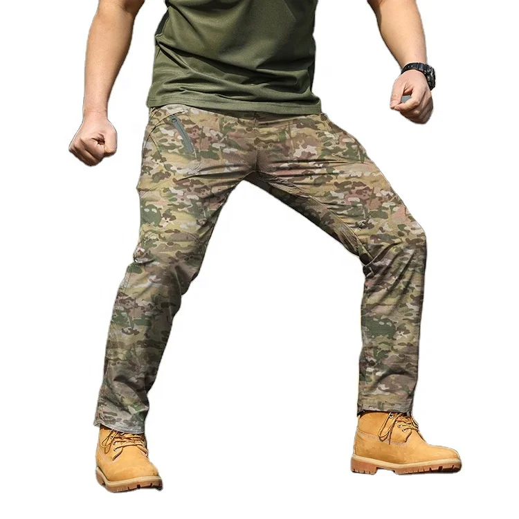 Водонепроницаемые мужские военные тактические брюки IX7, армейские боевые штаны IX9, рабочие брюки с несколькими карманами