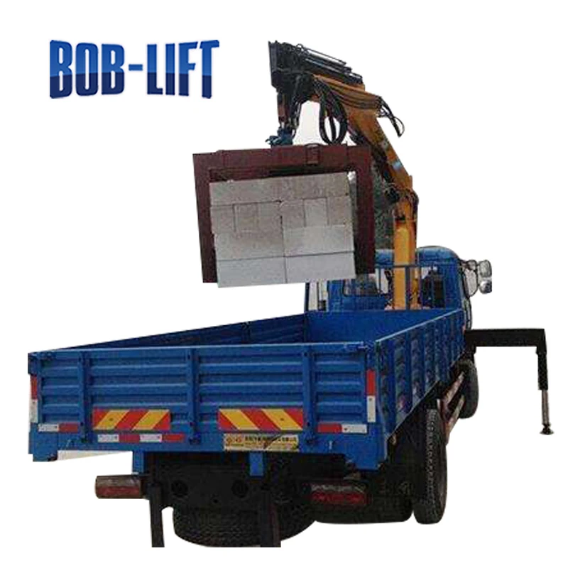 Гидравлический подъемный кран с блочным захватом