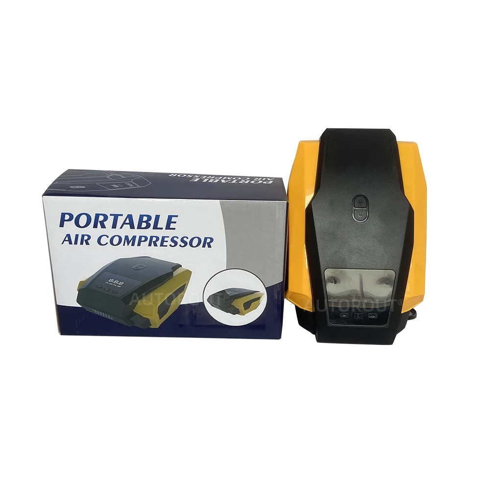 dc 12v  150psi plastic air compressor digital mini small tyre inflator  air compressor