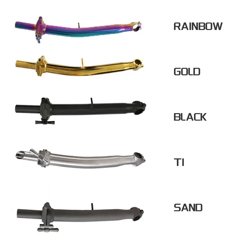 Складной велосипед с титановым стержнем, мини-велосипедная головка, трубка на 3, 60 брома