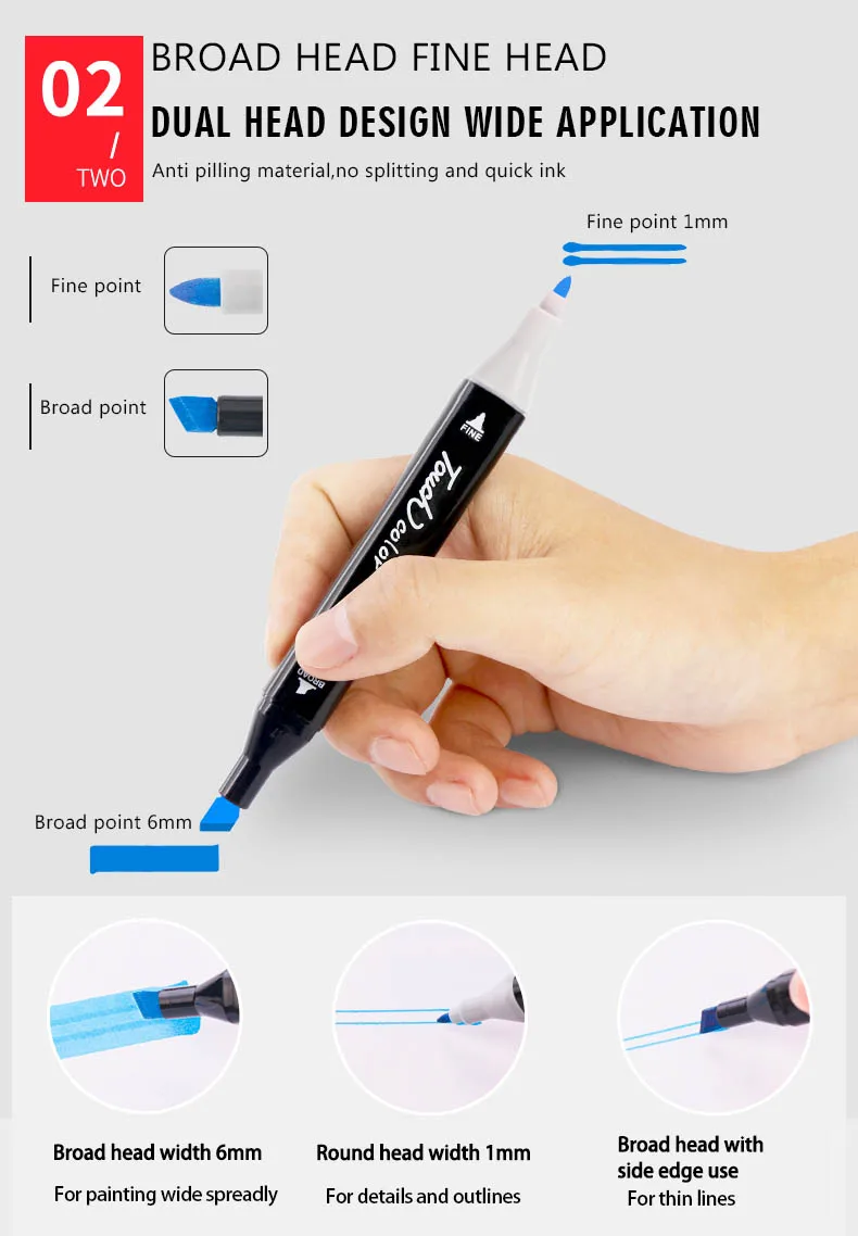 
 204 цветов для творческого рисования Маркер для белой доски имеют спиртовую основу искусство рисования набросков для раскрашивания для взрослых и маркер для белой доски с белым сумка для переноски  