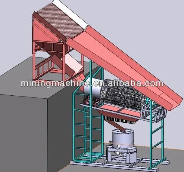 High efficiency gold mining equipment gold centrifugal  concentrator for sale