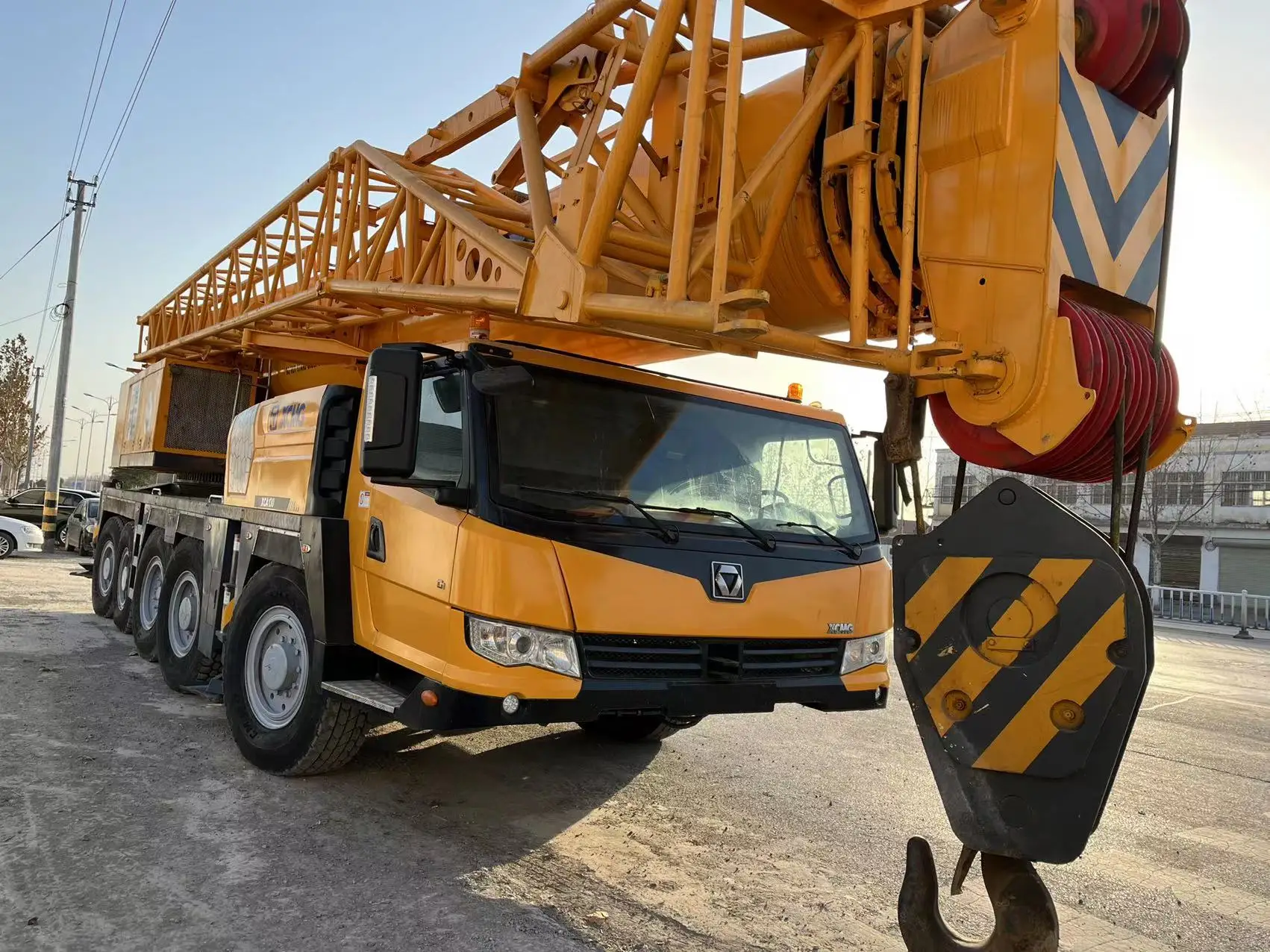 Подержанный кран XC MG 100ton XCT100 хорошего качества по хорошей