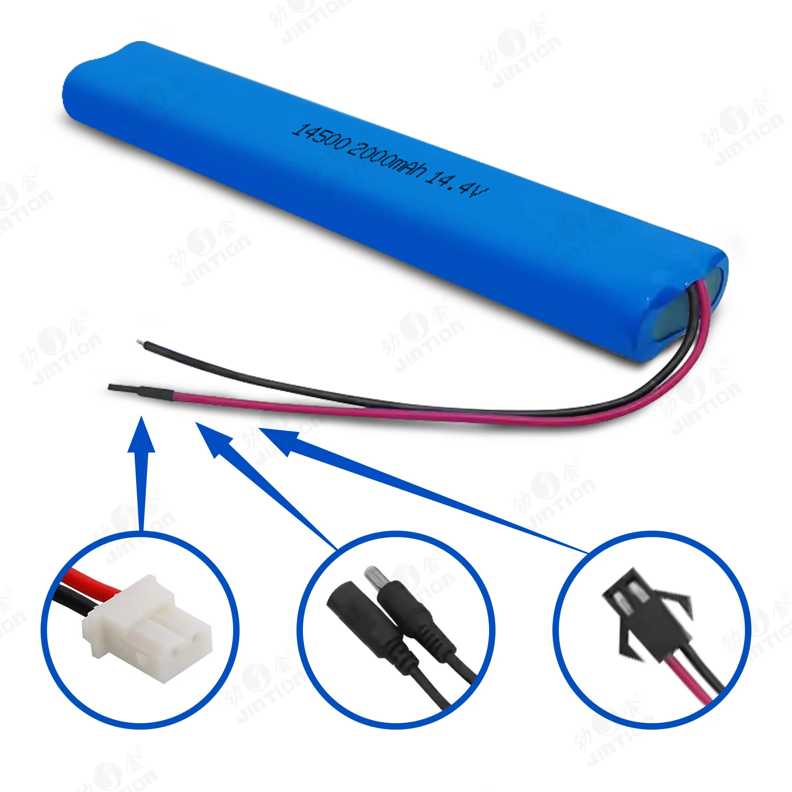 JINTION 14500 2000mAh 14.4V lithium ion battery rechargeable battery for Intelligent water and gas meter