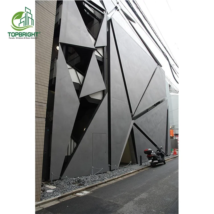Building material metal composite cladding panels high quality aluminum curtain wall guangzhou