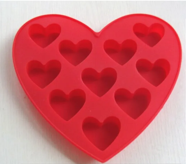 Heart shape Chocolate Molds Gummy Molds Silicone Candy Mold