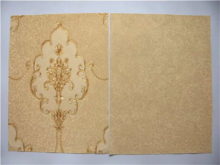 Chinese luxury classic damask style wallpaper for home bedroom living room walls decoration