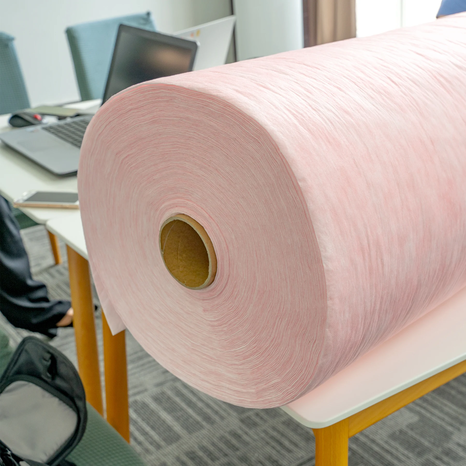 Industrial Synthetic Fiber Non-woven Roll Air Pocket Bag Filter Cloth