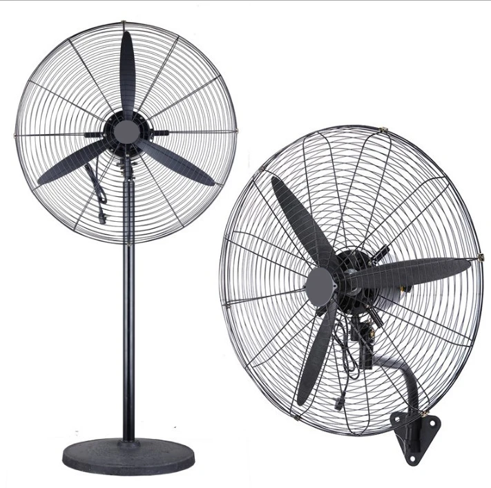Office Bedroom 360 Degree Big Oscillating Wall Mount Pedestal Fan Large Size Powerful Industrial Stand Fan With Remote Control