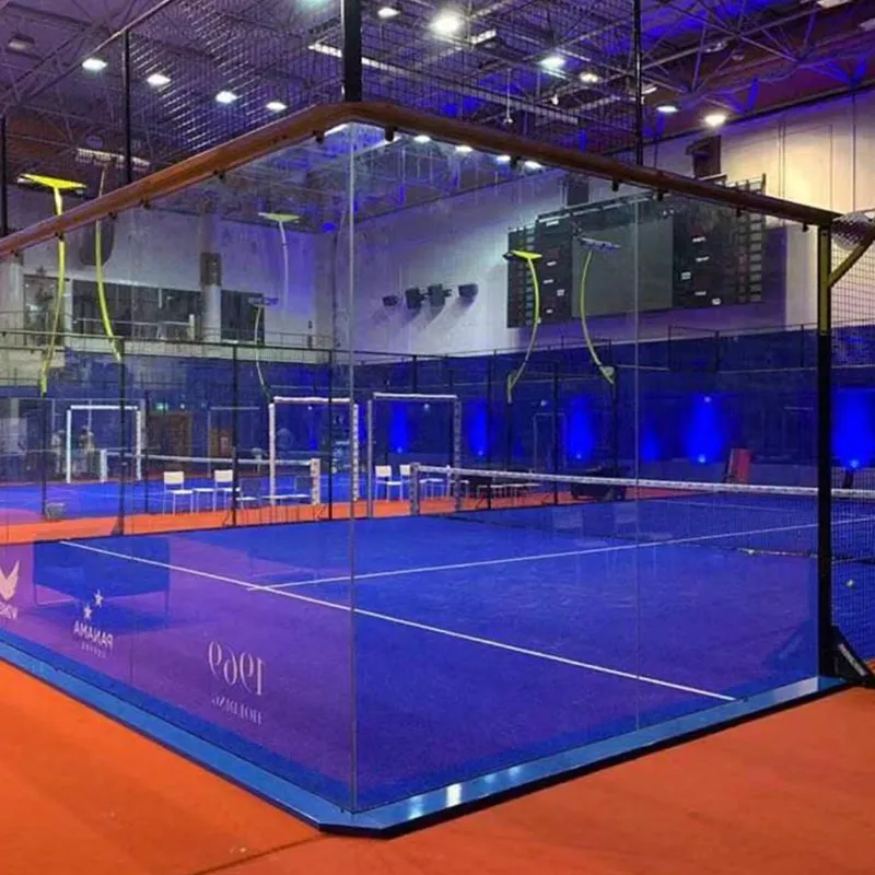 2022 hot sell Indoor Standard Padel Tennis Courts Panoramic Paddle tennis Outdoor  Sport Fields Manufacturer