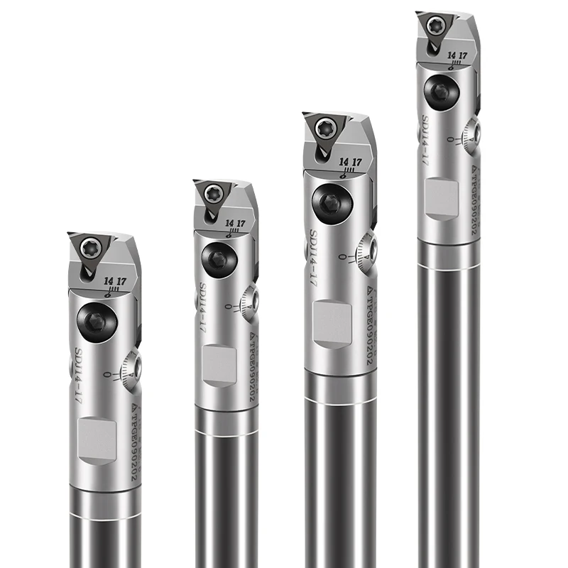 High Precision SDJ  Fine Tuning Boring Head Tungsten Steel High Speed Steel Boring Bar  For Deep Holes Boring Bar Tool Holder