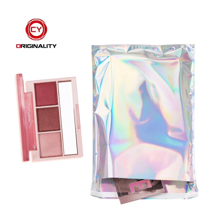 Custom Cosmetics Print Mailing Bubble Padded Holographic Mylar Bags Eco Poly