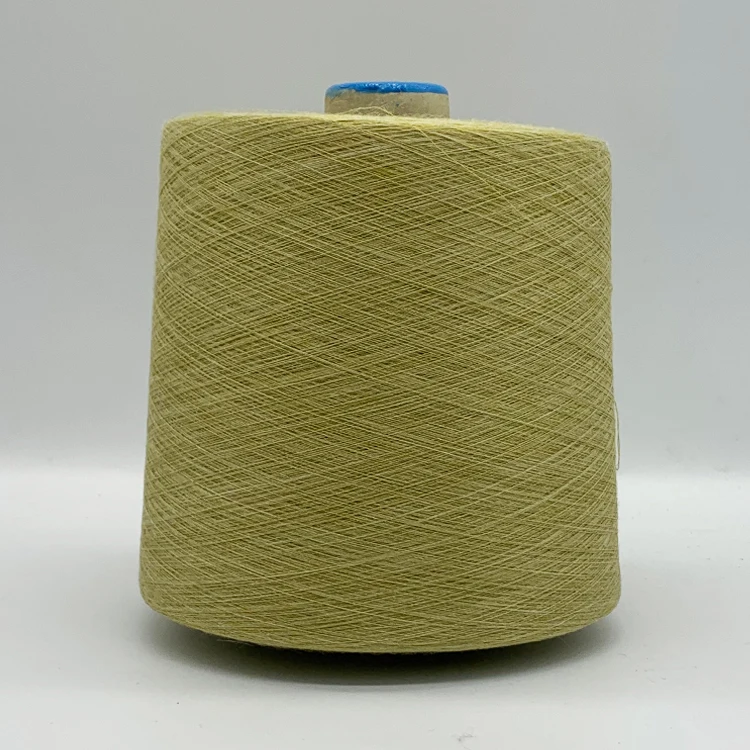Eco-friendly Factory Direct Supply Melange Yarn 100% Ramie Yarn for Knitting and Weaving