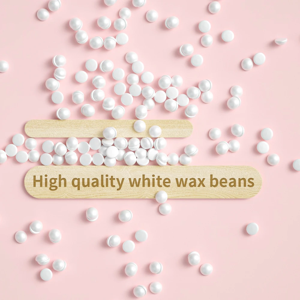 Lifestance Hard Wax Beads Painless Natural Private label Wax  Hair Removal white
