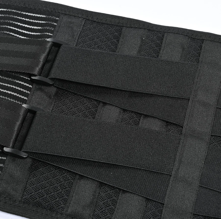 Custom Logo Lumbar Support Belt 6 Stays Breathable Anti-skid Waist Support Ceinture Lombaire Medical Lumbar Back Brace Men Women