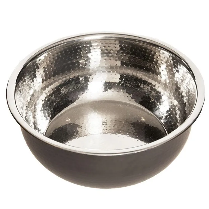 Classic Salad Maker Bowl Drain Basin Basket and Washing Vegetables Fruits Multifunctional Stainless Steel Basin