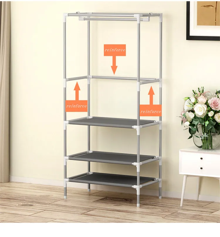 Factory Hot Selling non-woven fabric wardrobe foldable baby fabric wardrobe for bedroom