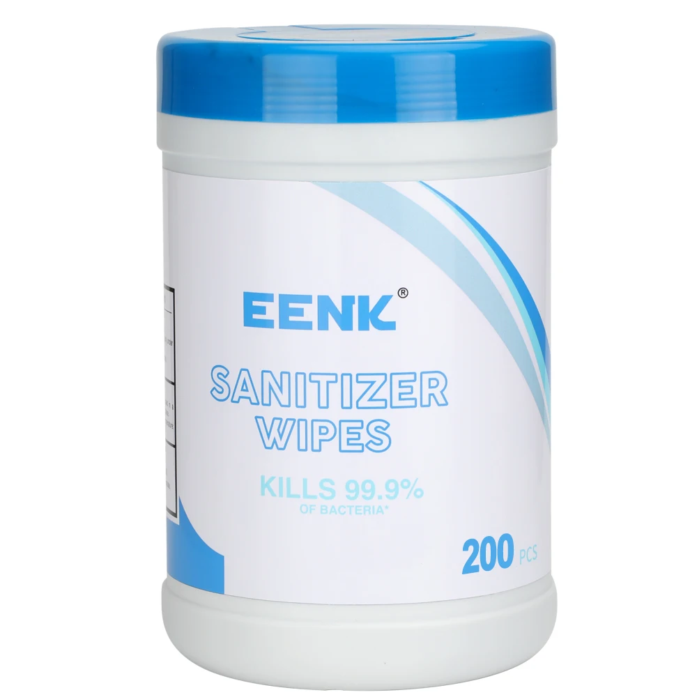 
Disinfect Wipes 200 Sheets Canister Customized Private Label Kill 99.9% 75% Alcoholic Wipes body wipes 