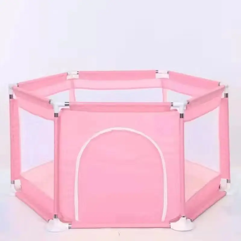 Indoor children playard portable foldable safety fence kids removable baby playpens Travel cot for playground