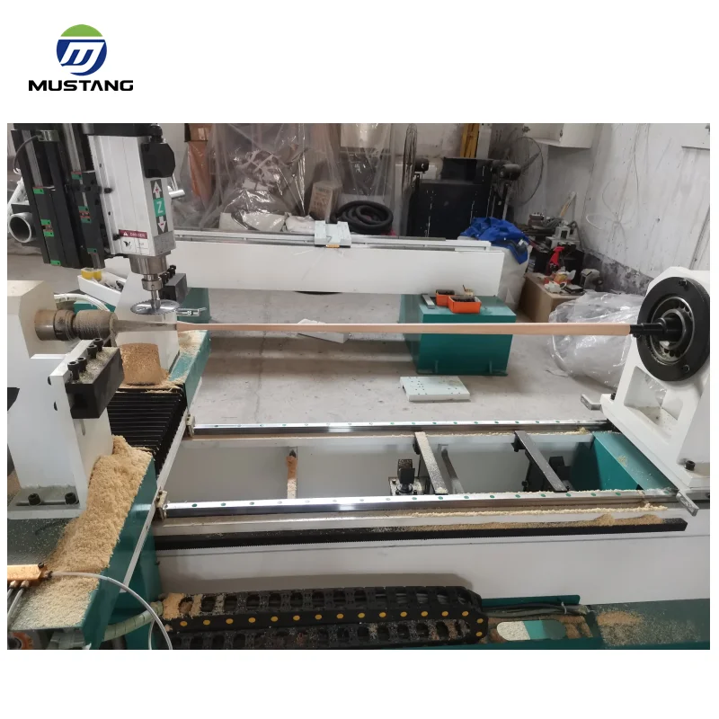 MT1530S Heavy Duty Cast Iron Billiard Cue Making CNC Wood Lathe With Good Quality