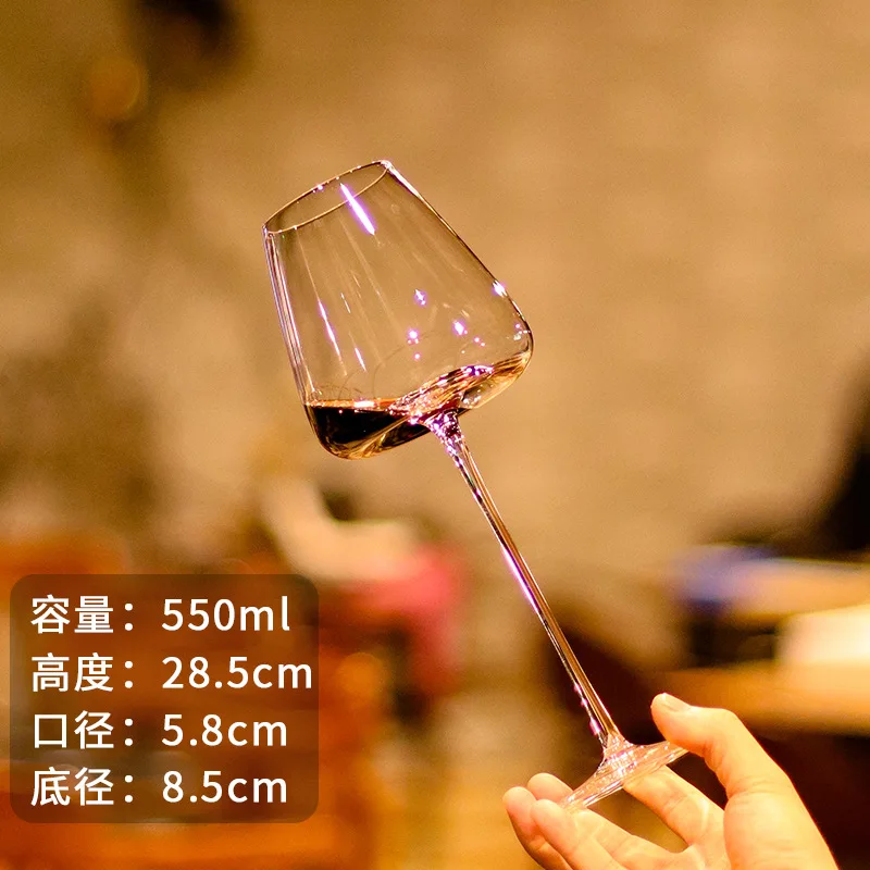 Factory Direct Sales Of High-Quality High Footed Glasses Creative European Lead-Free Crystal Wine Glasses Decanter Glasses