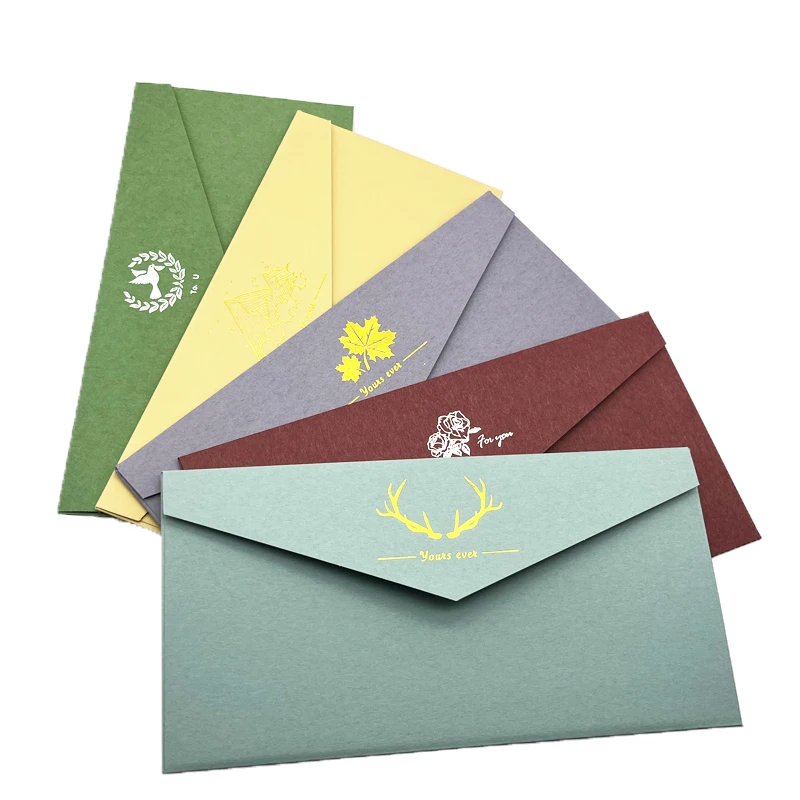 New Fashion Simplicity Paper Envelopes  Black White Paper Envelope Bag Invitation Envelope Paper
