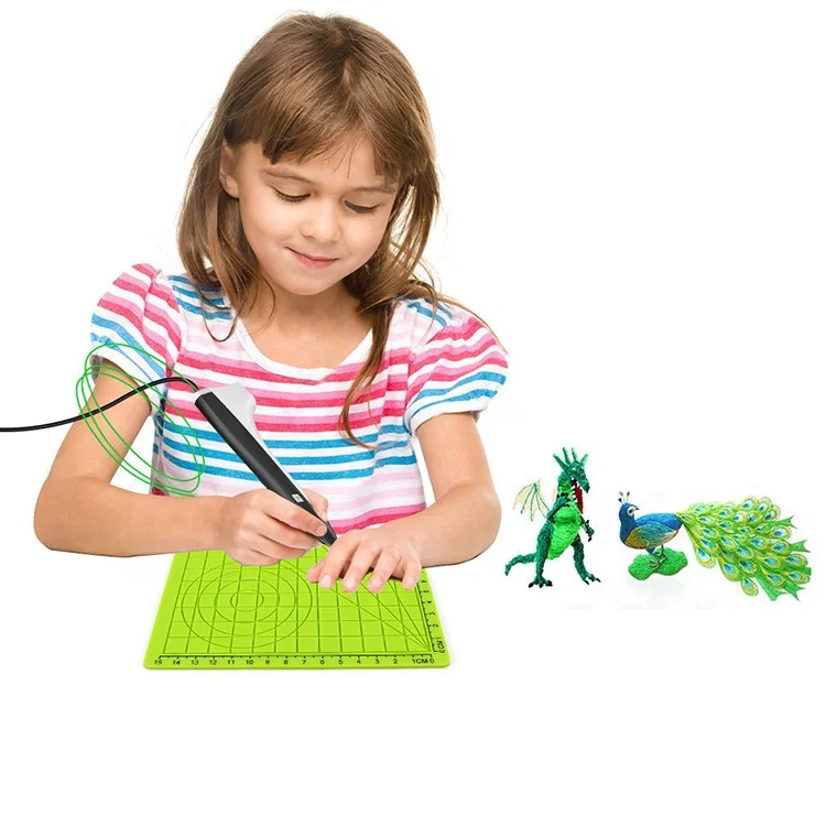 Hot Sale High Quality Safe And Odorless 3D Printing Pen Silicone Drawing Design Mat