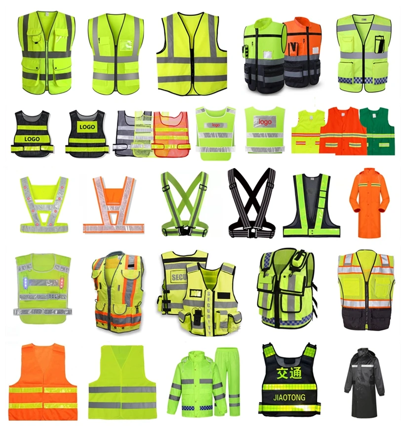 reflective safety jackets work sweatshirt yellow raincoat safety reflective shirt disposable vest high visibility polo