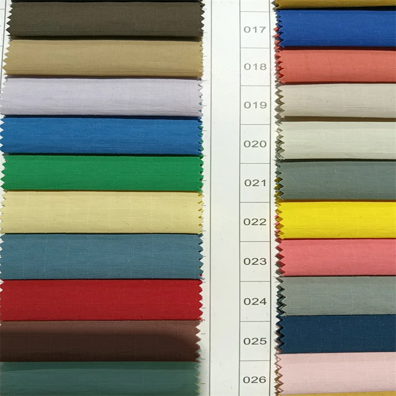 Waterproof Plaids Oxford Polyurethane Checks 210d  Ripstop Nylon Taslon Fabrics