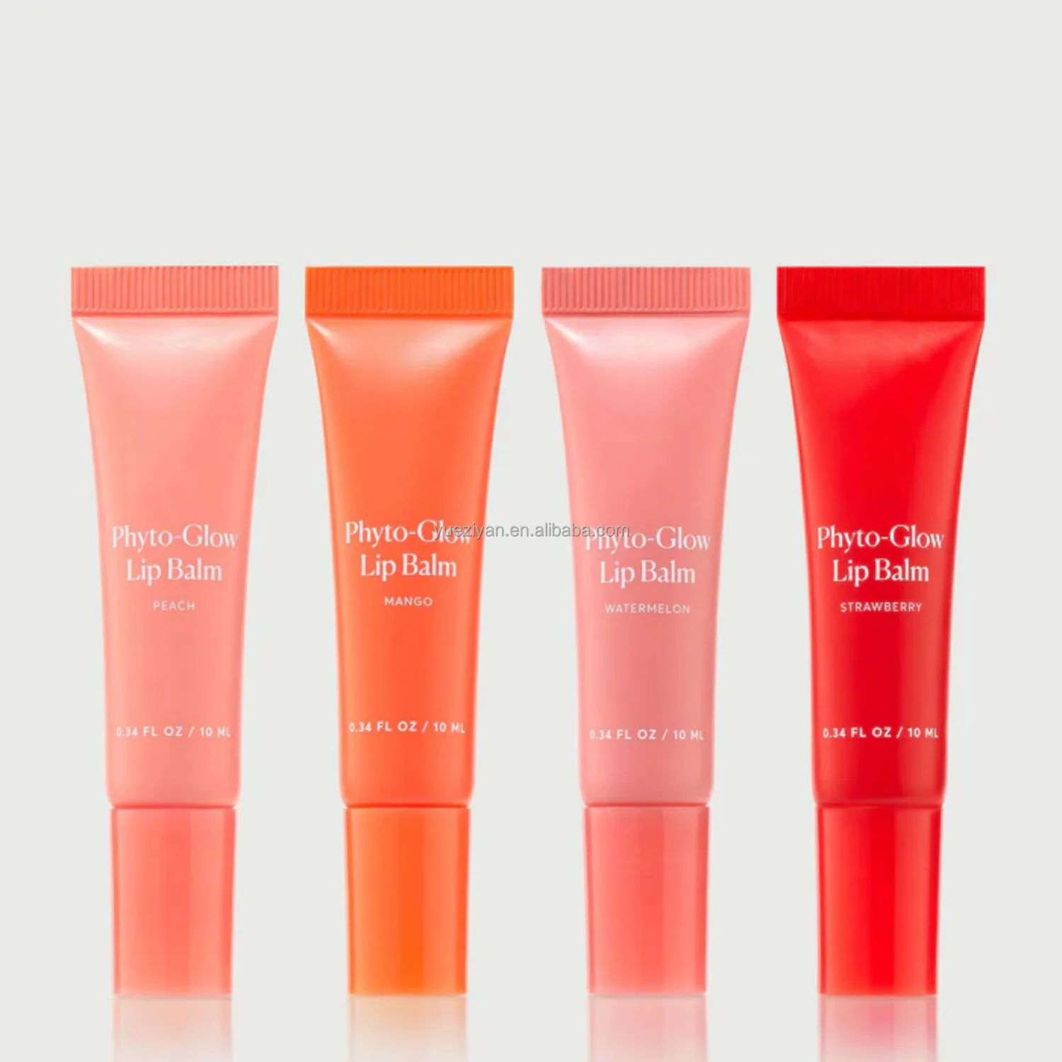 Private Label Natural Lychee Lip Balm Care Customized Organic Vegan Tinted Butter Silky Lip Balm