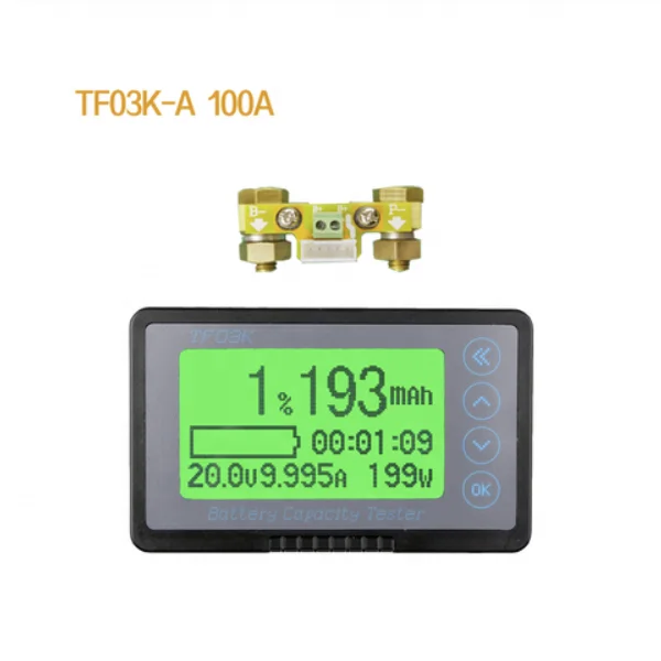 DC 10-120V 50A тестер батарейной емкости кулонометр универсальный индикатор аккумулятора TF03K-A транспортного средства Тестер аккумуляторной