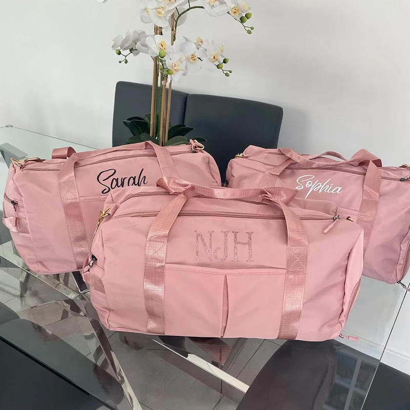 Custom Sports Duffel Bag with Shoe Storage Large Capacity Waterproof Outdoor Travel Gym Luggage Duffel Bag with Logo