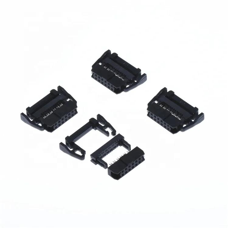 Factory Price Flat ribbon Cable Assembly Socket  2.00mm 12Pin IDC Connector