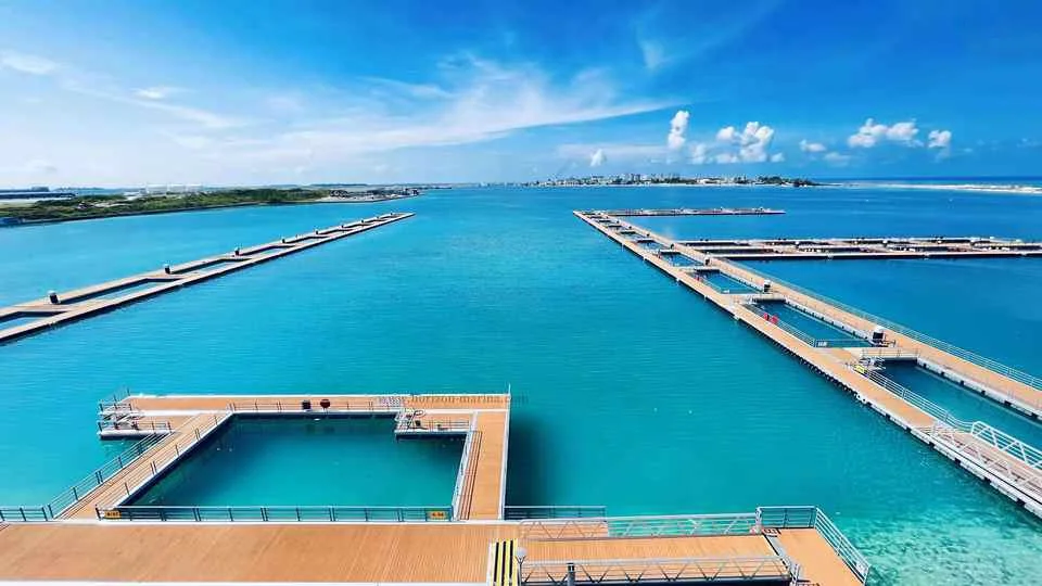 Wharf plastic floating tank Marine Components Aluminum Alloy Floating Pontoon Floating Wharf