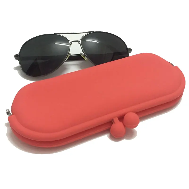 Wholesale Protective Silicone Glasses Case Luxury Colorful Silicone Eyeglasses Case