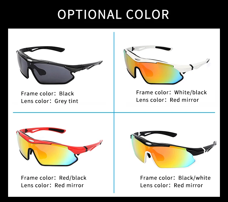 2022 Macway New Detachable Temple Sunglasses Bike Bicycle Polarized Lens Cycling Glasses Sports Eyewear