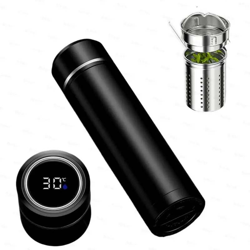 High-end intelligent cup temperature water 316 measurement digital display business stainless s