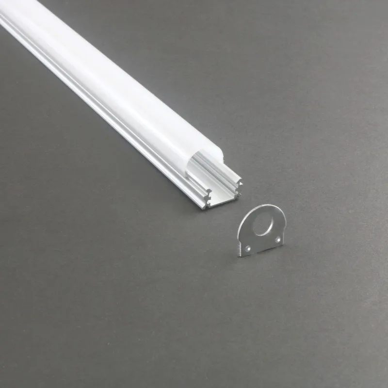 LS-023  led pc profile Glass and Aluminum aluminum profile for kitchen furniture