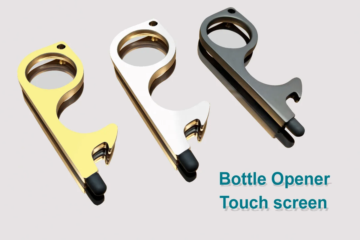 Zhongshan Oneway Brass Zinc Alloy No Touch No Contact Hands Free Edc Door Opener Keychain