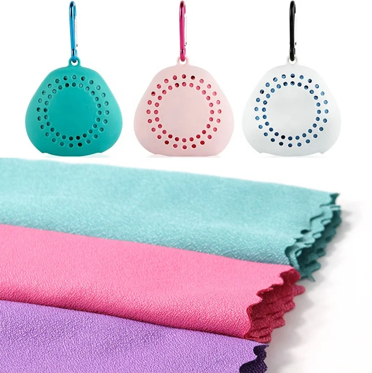 Wholesale Lightweight Microfiber Quick Dry Ice Cold Cool Sport Towel Instant Microfibre Quick-Drying Beach Towels