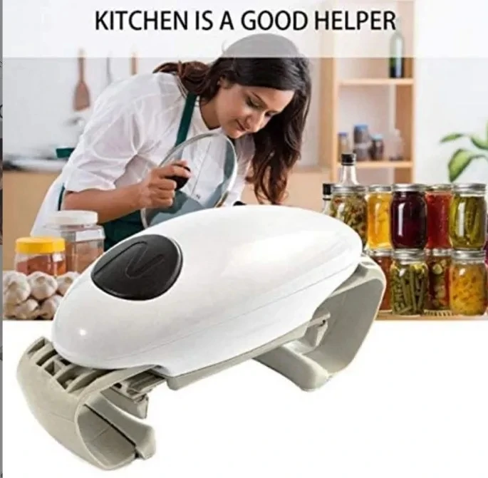 Hot Selling Automatic Jar Opener Bottle Tin Opener Canned Electric Kitchen tool Hands Free Operation Kitchen Gadgets Can Opener