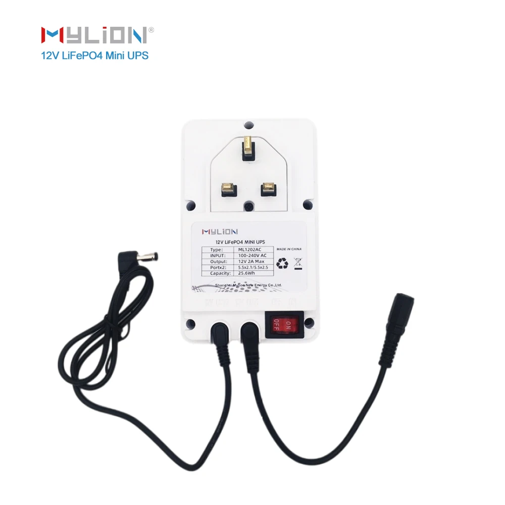 High power 12v 8000mAh power supply lifepo4 BBU Mini Uninterrupted Power Supply AC Input wifi router broadband modem