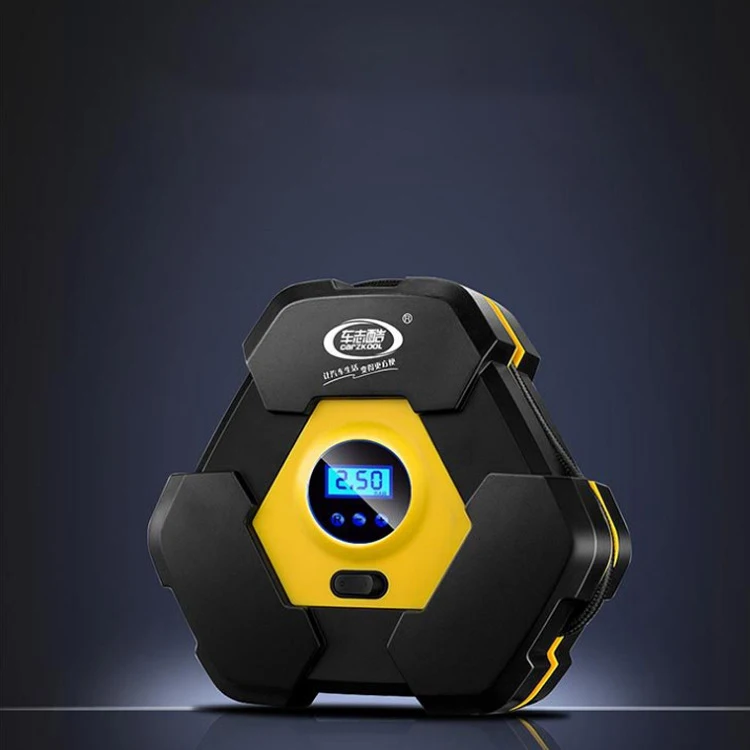 Double cylinder 12v Portable Automobile Multifunctional Lighted Portable Car Wheel Air Pump Car Tire Air Pump Air Car