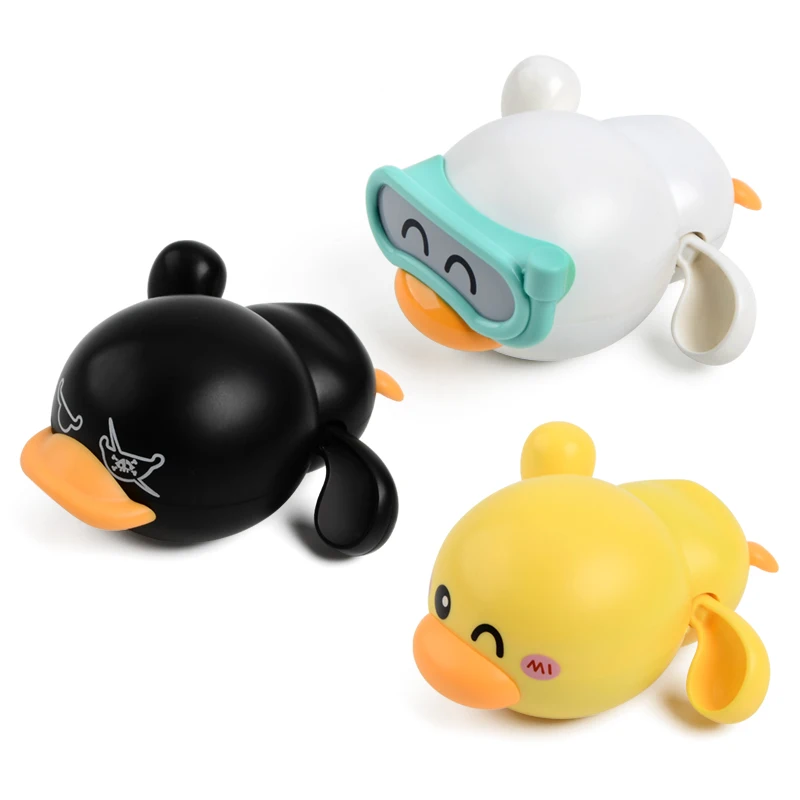 
Popular Swimming Floating Duck Swim And Crawl Wind Up Toys Duck Bath Toys Baby Bath Toys For kids 