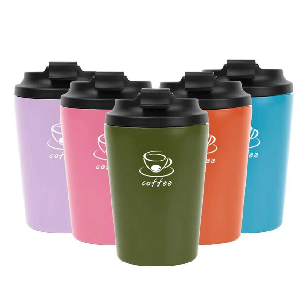 Pro Grade Double-wall 8oz 12oz Coffee Cup 304 Stainless Steel Custom Logo BPA Free Coffee Tumbler with Lid