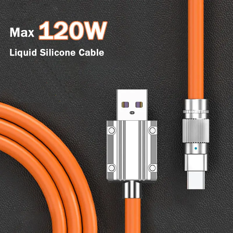 zinc alloy silicone wire charging cable for android mobile phone type C Micro data cabel USB Data Cables  fast charge