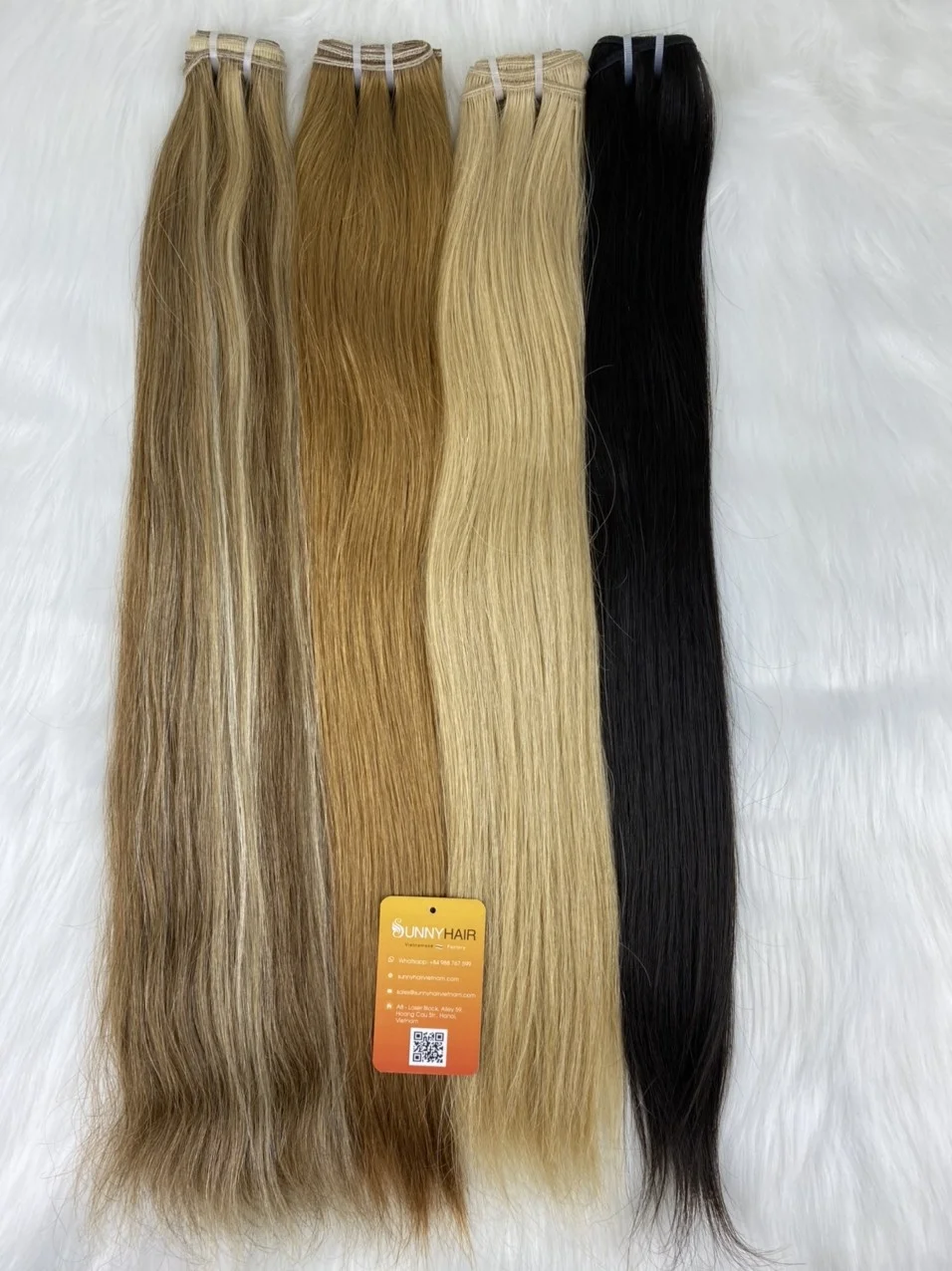 Vietnamese Human Hair Top Quality Black and Blonde Hair Bulk Human Hair Toupee